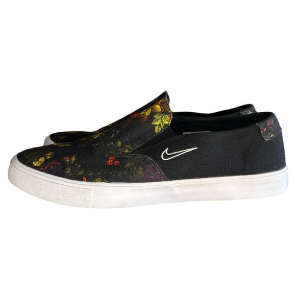 Mens Nike SB Portmore II Solarsoft AH3364-019 Canvas Skate Sneaker Size 13 Black - Picture 1 of 5